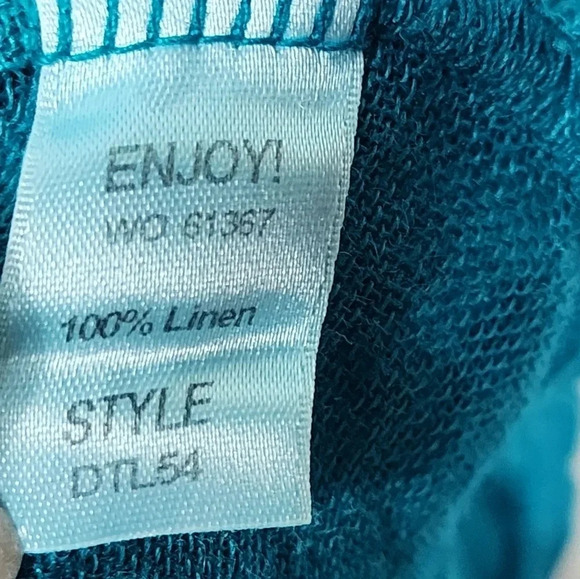 Michael Stars Textured Linen Yael Elbow Sleeve Boatneck Tunic Dress in Cove XS - Picture 7 of 7